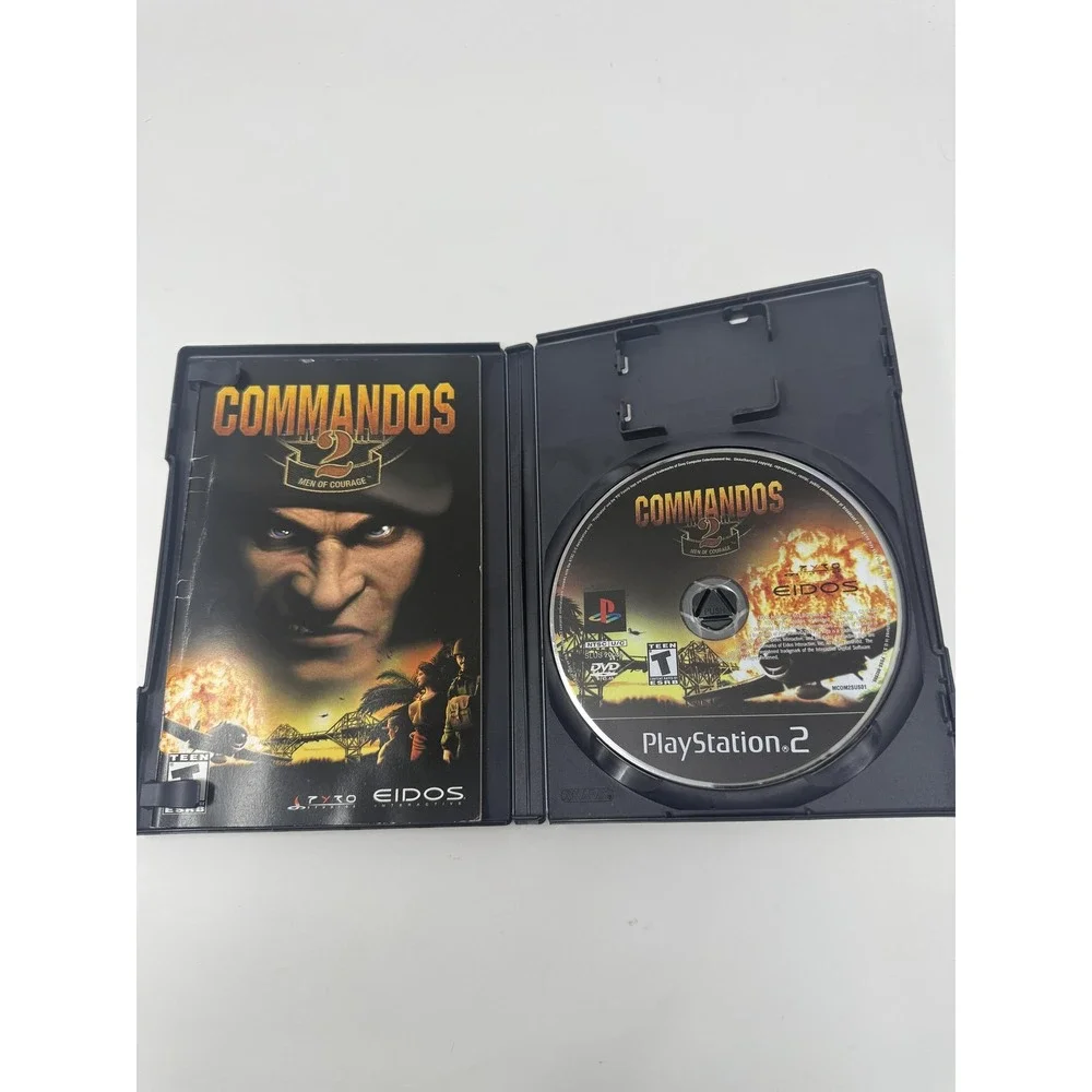 Commandos‎ 2 Men Of Courage Sony PlayStation 2 PS2 Video Game Complete CIB